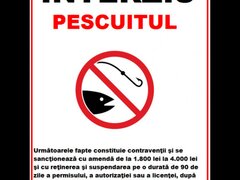 Placuta pescuit interzis
