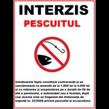 Placuta pescuit interzis